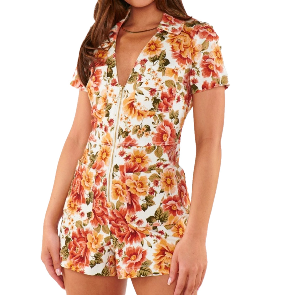 NWT Show Me Your Mumu Romper in Desert Rose L